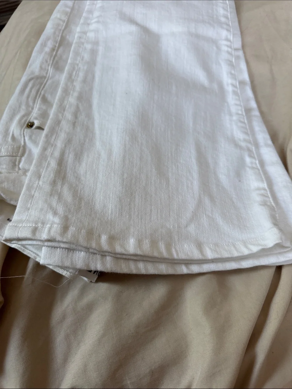 Frame Denim White Le High Flare Jeans Size 27